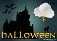 e-Kartka Darmowe e Kartki Halloween Straszna noc, kartki internetowe, pocztówki, pozdrowienia