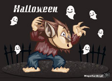 e-Kartka Darmowe e Kartki Halloween Straszny film, kartki internetowe, pocztówki, pozdrowienia
