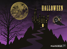 e-Kartka e Kartki z tagiem: e-Kartki Halloween Zamczysko, kartki internetowe, pocztówki, pozdrowienia