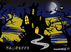 e-Kartka Darmowe e Kartki Halloween Kartka Halloween, kartki internetowe, pocztówki, pozdrowienia