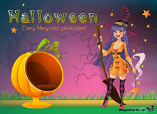 e-Kartka Darmowe e Kartki Halloween Czary w Halloween, kartki internetowe, pocztówki, pozdrowienia