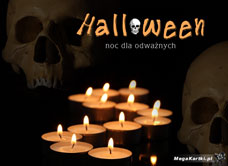 e-Kartka Darmowe e Kartki Halloween Noc dla odważnych, kartki internetowe, pocztówki, pozdrowienia