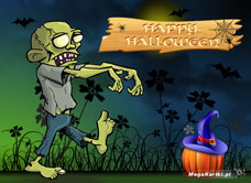 e-Kartka Darmowe e Kartki Halloween Kartka na Halloween, kartki internetowe, pocztówki, pozdrowienia