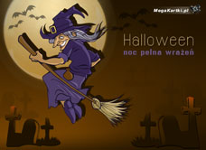 e-Kartka Darmowe e Kartki Halloween Noc pełna wrażeń, kartki internetowe, pocztówki, pozdrowienia