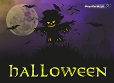 e-Kartka Darmowe e Kartki Halloween Mroczna kartka, kartki internetowe, pocztówki, pozdrowienia
