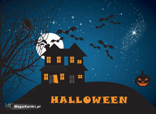 e-Kartka e Kartki z tagiem: eKartki na Halloween Straszna noc, kartki internetowe, pocztówki, pozdrowienia