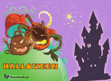 e-Kartka e Kartki z tagiem: Kartki halloween Nadchodzi Halloween, kartki internetowe, pocztówki, pozdrowienia