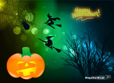 e-Kartka e Kartki z tagiem: e-Kartki Halloween Koszmarna noc, kartki internetowe, pocztówki, pozdrowienia