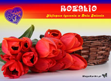e-Kartka e Kartki z tagiem: Prezenty Imieniny Rozalii, kartki internetowe, pocztówki, pozdrowienia