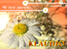 e-Kartka e Kartki z tagiem: e-kartki okolicznościowe Imieniny_Klaudii, kartki internetowe, pocztówki, pozdrowienia