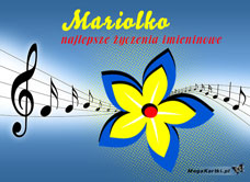 e-Kartka e Kartki z tagiem: Dla Mariolki Imieniny Mariolki, kartki internetowe, pocztówki, pozdrowienia