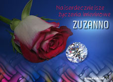 e-Kartka e Kartki z tagiem: Kartka imieninowa Dla Zuzanny, kartki internetowe, pocztówki, pozdrowienia