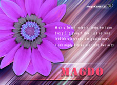 e-Kartka e Kartki z tagiem: Magdalena Życzenia dla Magdy, kartki internetowe, pocztówki, pozdrowienia