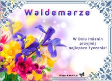 e-Kartka e Kartki z tagiem: e-Kartka imieninowa Życzenia dla Waldemara, kartki internetowe, pocztówki, pozdrowienia