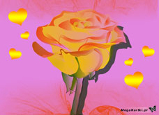 eKartki Kwiaty Satynowa róża, 