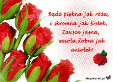 e-Kartka e Kartki z tagiem: Kartki z kwiatami darmo Piękna jak róża, kartki internetowe, pocztówki, pozdrowienia