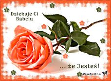 e-Kartka e Kartki z tagiem: Kwiatki Podziękowanie dla babci, kartki internetowe, pocztówki, pozdrowienia