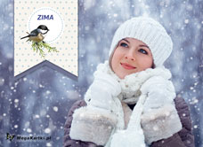 e-Kartka e Kartki z tagiem: Darmowa kartka Urocza zima, kartki internetowe, pocztówki, pozdrowienia