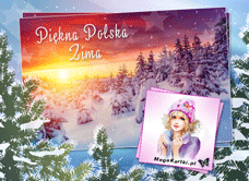 e-Kartka e Kartki z tagiem: Kartki zimowe Piękna Polska Zima, kartki internetowe, pocztówki, pozdrowienia