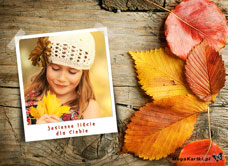 e-Kartka e Kartki z tagiem: Kartki jesień Jesienne liście dla Ciebie, kartki internetowe, pocztówki, pozdrowienia