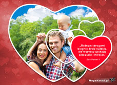 e-Kartka e Kartki z tagiem: Darmowe pocztówki świąteczne Szczęście i miłość, kartki internetowe, pocztówki, pozdrowienia