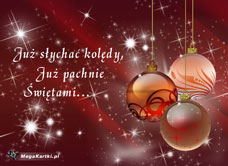 e-Kartka e Kartki z tagiem: Kartki bożonarodzeniowe Zapach Świąt, kartki internetowe, pocztówki, pozdrowienia
