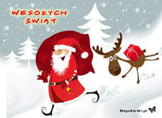 e-Kartka e Kartki z tagiem: kartka na Boże Narodzenie Świąteczny pośpiech, kartki internetowe, pocztówki, pozdrowienia