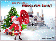 e-Kartka e Kartki z tagiem: e-Kartka bożonarodzeniowa Idą święta, kartki internetowe, pocztówki, pozdrowienia