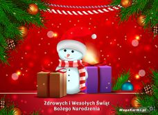 e-Kartka Darmowe e Kartki Boże Narodzenie Zdrowych i Wesołych Świąt, kartki internetowe, pocztówki, pozdrowienia
