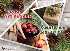 e-Kartka e Kartki z tagiem: Święty Mikołaj Świąteczne szyszki, kartki internetowe, pocztówki, pozdrowienia