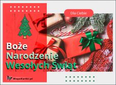 e-Kartka e Kartki z tagiem: Prezent Życzenia - Wesołych Świąt!, kartki internetowe, pocztówki, pozdrowienia