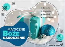 e-Kartka e Kartki z tagiem: e-Kartka bożonarodzeniowa Kartka - Magia świąt, kartki internetowe, pocztówki, pozdrowienia