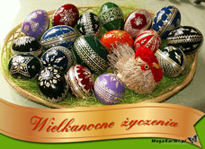 e-Kartka e Kartki z tagiem: Kartki na Wielkanoc Wielkanocne kraszanki, kartki internetowe, pocztówki, pozdrowienia