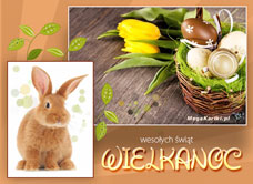 e-Kartka e Kartki z tagiem: Życzenia na Wielkanoc Kartka wielkanocna, kartki internetowe, pocztówki, pozdrowienia