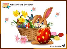 e-Kartka Darmowe e Kartki Wielkanoc Koszyczek pełen życzeń!, kartki internetowe, pocztówki, pozdrowienia