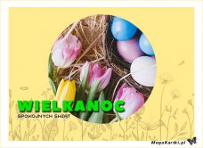 e-Kartka Darmowe e Kartki Wielkanoc Życzę Spokojnych Świąt, kartki internetowe, pocztówki, pozdrowienia