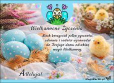e-Kartka elektroniczne Magiczne życzenia wielkanocne, kartki internetowe, pocztówki, pozdrowienia