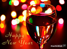 e-Kartka e Kartki z tagiem: Fajerwerki Happy New Year, kartki internetowe, pocztówki, pozdrowienia