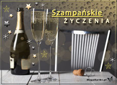 e-Kartka e Kartki z tagiem: Kartki okolicznościowe Szampański Nowy Rok, kartki internetowe, pocztówki, pozdrowienia