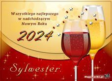 e-Kartka e Kartki z tagiem: Darmowe karki noworoczne Wypijmy za Nowy Rok, kartki internetowe, pocztówki, pozdrowienia