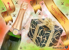 e-Kartka e Kartki z tagiem: Darmowe karki noworoczne Prezent na Nowy Rok, kartki internetowe, pocztówki, pozdrowienia