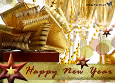 e-Kartka e Kartki z tagiem: Darmowe karki noworoczne W szampańskim stylu, kartki internetowe, pocztówki, pozdrowienia