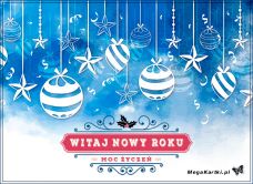 e-Kartka e Kartki z tagiem: e-Kartki noworoczne Witaj Nowy Roku, kartki internetowe, pocztówki, pozdrowienia