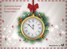 e-Kartka e Kartki z tagiem: Życzenia noworoczne Marzeń spełnienia!, kartki internetowe, pocztówki, pozdrowienia