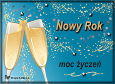 eKartki Nowy Rok Noworoczny toast, 