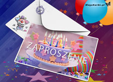 eKartki Zaproszenia Urodzinowe Zaproszenie, 
