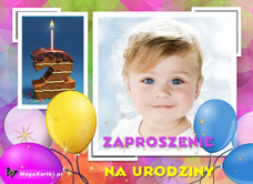 e-Kartka e Kartki z tagiem: Urodziny Święto dwulatki, kartki internetowe, pocztówki, pozdrowienia