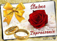 e-Kartka Darmowe e Kartki Zaproszenia Ślubne Zaproszenie, kartki internetowe, pocztówki, pozdrowienia